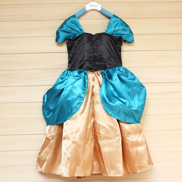 F68022 Frozen childrens short-sleeved dress